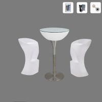 Комплект светящейся мебели Стол+2 стула V2