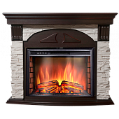 Каминокомплект Electrolux Torre 26 сланец белый (темный дуб)+Sphere EFP/P-2620RLS