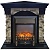 Каминокомплект Real Flame Dublin Rock Corner (темный дуб)+Fobos Lux Bl S