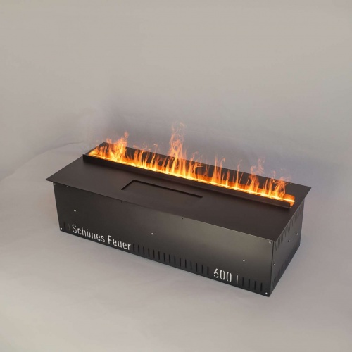 Электроочаг Schönes Feuer 3D FireLine 600 Pro со стальной крышкой в Сочи
