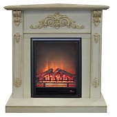 Каминокомплект Real Flame Anita corner (белый дуб с патиной)+Eugene