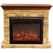 Каминокомплект Real Flame Halton Castle (бежевый)+MoonBlaze Deluxe