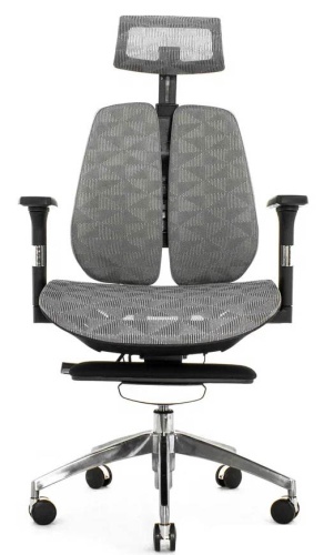 Ортопедическое кресло Falto Bionic Combi серое