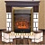 Каминокомплект Real Flame Stone Corner New (античный дуб)+Majestic Lux BR S