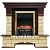 Каминокомплект Royal Flame Pierre Luxe шампань (темный дуб)+Fobos FX Brass