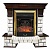Каминокомплект Royal Flame Pierre Luxe (темный дуб)+Majestic FX Brass