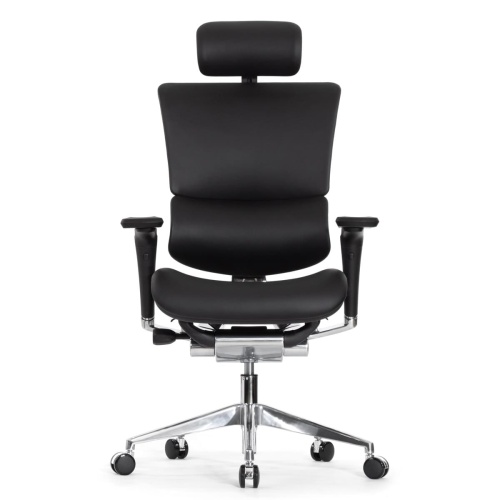 Ортопедическое кресло Falto Leather Premium Черное