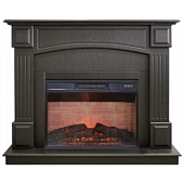 Каминокомплект Real Flame Carolina (темный орех)+Irvine 24 (Каролина)