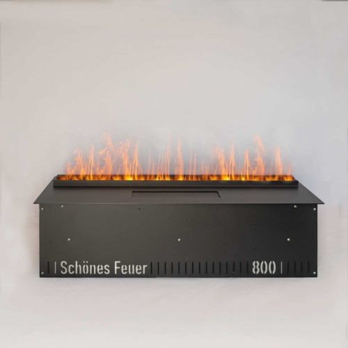 Электроочаг Schönes Feuer 3D FireLine 800 Pro со стальной крышкой в Сочи