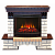 Каминокомплект Real Flame Country 25 (античный дуб)+Evrika 25,5