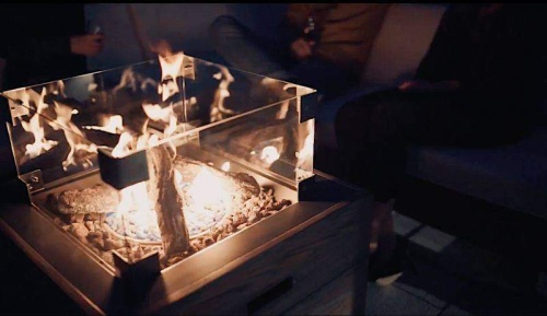 Газовый камин Square Grey