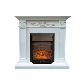 Каминокомплект Royal Flame Verona (белый дуб)+Majestic FX Black