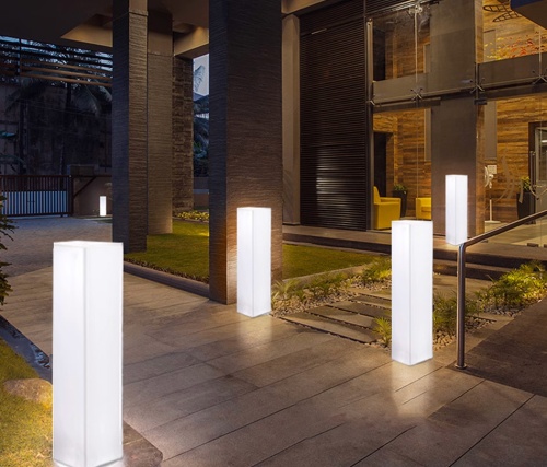 Светильник Колонна 30х80 питание от сети 220В, RGB