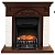 Каминокомплект Royal Flame Bern мелкий сланец (темный дуб)+Fobos FX Black