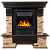 Каминокомплект Electrolux Pietra Classic сланец натуральный (темный дуб)+EFP/P-1020LS