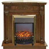 Каминокомплект Real Flame Dacota Corner (античный дуб)+Fobos Lux BR S