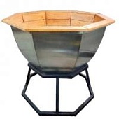 Чан 1900 мм на подставке восьмигранный