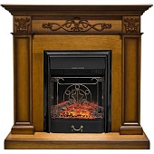 Каминокомплект Royal Flame Verona (дуб антик)+Majestic FX Black
