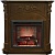 Каминокомплект Real Flame Siciliy 23 (орех)+Leeds 23 SD