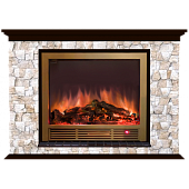 Каминокомплект Glenrich Пафос Арбат Sharm 39 (венге)+Sharm 39 BR