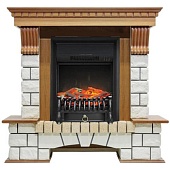 Каминокомплект Royal Flame Pierre Luxe (дуб)+Fobos FX Black