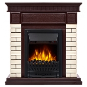 Каминокомплект Electrolux Bricks Classic кирпич бежевый (темный дуб)+EFP/P-1020LS