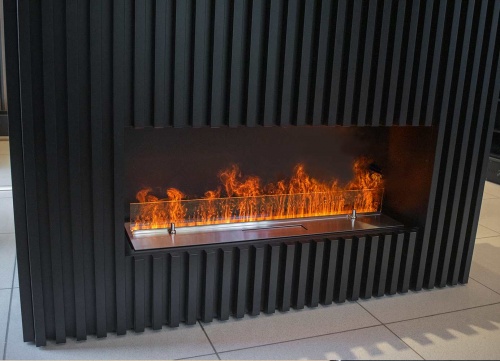 Электроочаг Schönes Feuer 3D FireLine 600 со стальной крышкой в Сочи