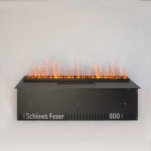Электроочаг Schönes Feuer 3D FireLine 800 со стальной крышкой в Сочи