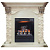 Каминокомплект Real Flame Dublin Lux (белый дуб с патиной)+3D Eugene