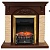 Каминокомплект Royal Flame Bern крупный сланец (темный дуб)+Fobos FX Brass
