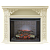 Каминокомплект Real Flame Izabella 33 (белый дуб)+Leeds 33 SDW