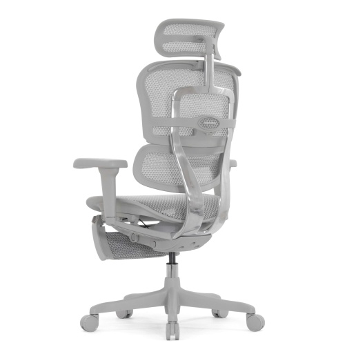 Ортопедическое кресло Falto Ergohuman 2 Ultra Footrest Серое