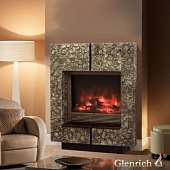 Каминокомплект Glenrich Давинчи 33 (коричневый)+Sharm 33 BR