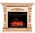 Каминокомплект InterFlame Милетта (бежевый с патиной)+Panoramic 28 Led FX